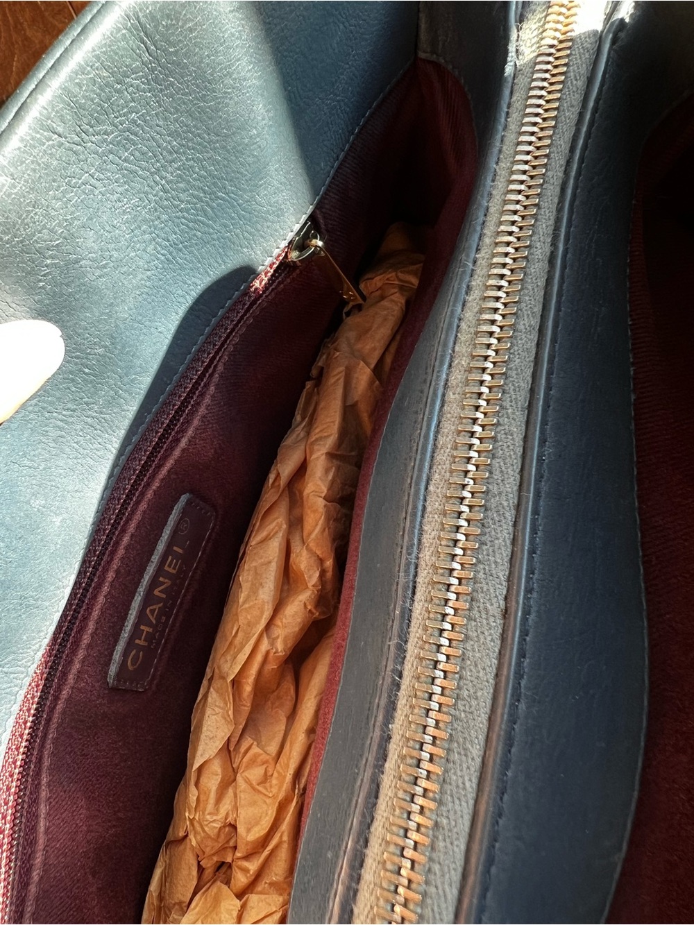 CHANEL Navy Paris-Dallas Chic Stitch Tote - Picture 8 of 16